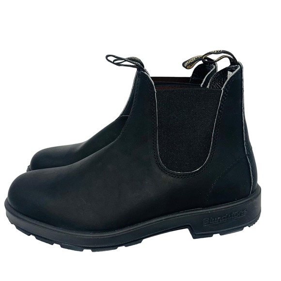 BLUNDSTONE 510 UNISEX BLACK COMFORTABLE SLIP ON BOOTS SIZE 10M/8WMNS main image 5